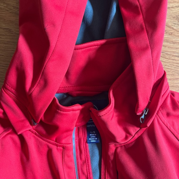 Women Red UGA Jacket - Picture 3 of 8